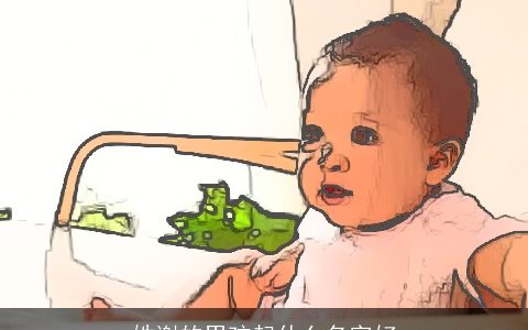 姓谢的男孩起什么名字好