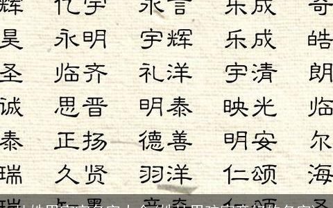 杜姓男宝宝名字大全(姓杜男孩寓意好的名字)