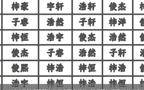 2024年9月属龙男新生儿怎么取名最佳 属龙男孩寓意好的名字