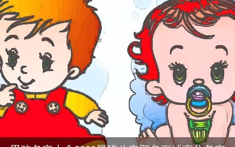 男孩名字大全2023属猪八字取名测试高分名字