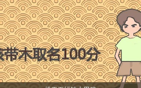 姓王五行缺木男孩