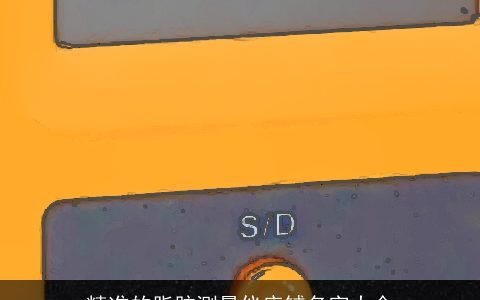 精准的脂肪测量仪店铺名字大全