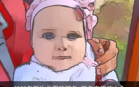 2023年新生儿男孩取名 取名字男孩大全