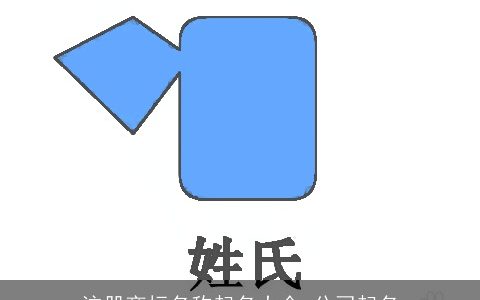 注册商标名称起名大全 公司起名