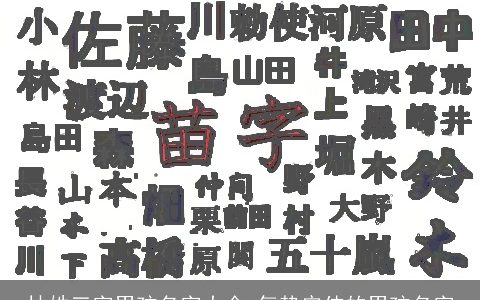 林姓三字男孩名字大全 气势宏伟的男孩名字