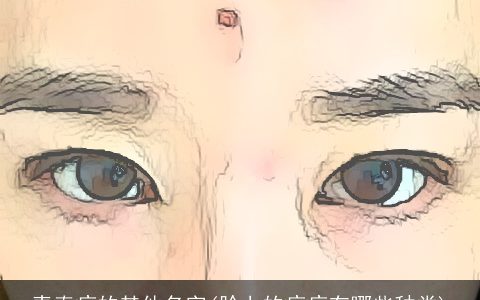 青春痘的其他名字(脸上的痘痘有哪些种类)