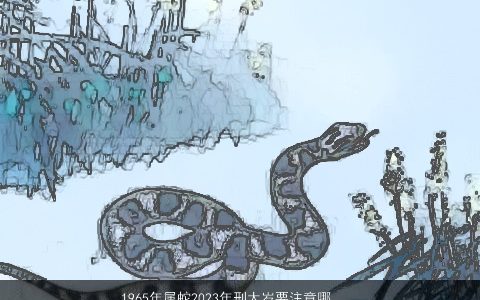 1965年属蛇2024年刑太岁要注意哪些事项65年57岁生肖蛇犯太岁怎么破解
