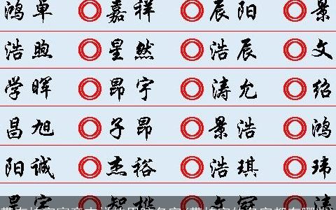 带有柏字寓意吉祥的男孩名字(带柏字的名字都有哪些)
