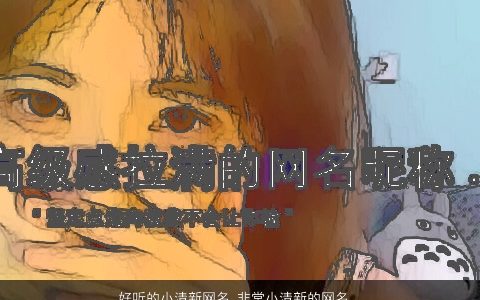 好听的小清新网名 非常小清新的网名大全 洋气好听的网名网名名字大全推荐