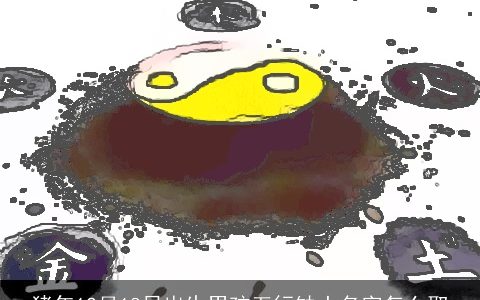 猪年12月18日出生男孩五行缺土名字怎么取