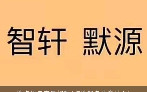 姓卢的名字最好听(卢姓起名注意什么)