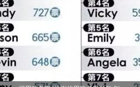 搜男孩名字(姓谢的男孩名字洋气点)