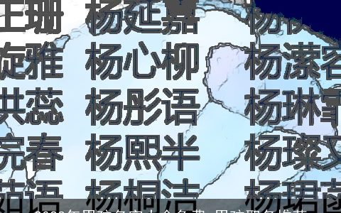 2023年男孩名字大全免费 男孩取名推荐