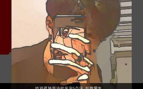 吃鸡孤独高冷的名字5个字 创意男生网名大全 新颖创意的鸡男生网名名精挑