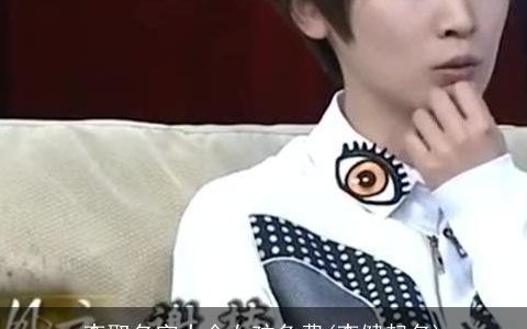 李取名字大全女孩免费(李健起名)