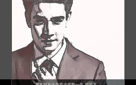 男生网名大全高冷成熟一点 好听又帅气 成熟好听帅气的男生网名名最新