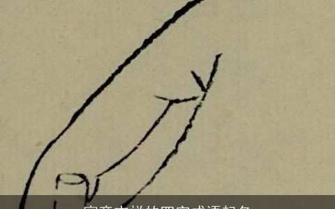 寓意吉祥的四字成语起名