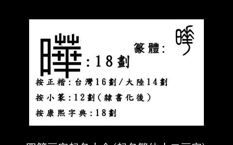 四笔画字起名大全(起名繁体十二画字)