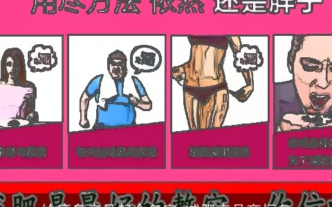 给瘦身产品起个名字 减肥产品商标名