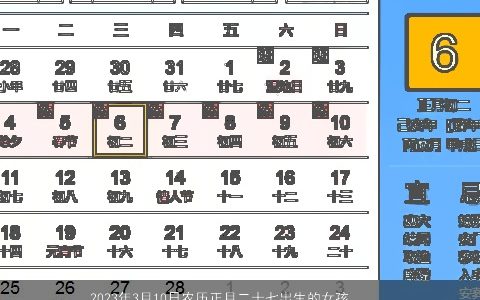 2024年3月10日农历正月二十七出生的女孩起什么名字大全福气好 漂亮有涵养的女孩名最新