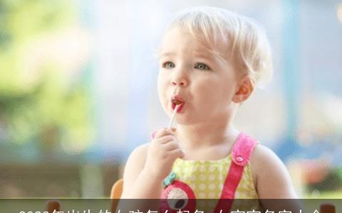 2024年出生的女孩怎么起名 女宝宝名字大全