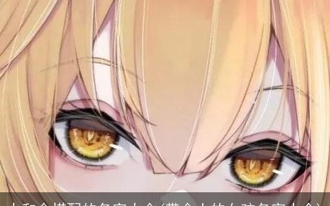 水和金搭配的名字大全(带金土的女孩名字大全)