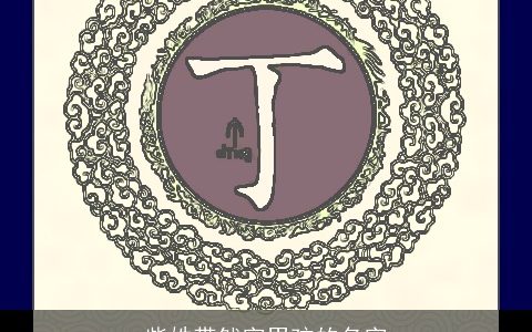 柴姓带然字男孩的名字