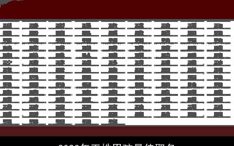 2023年王姓男孩最佳取名