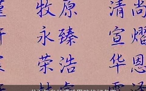 书香气息的谭姓男孩的好名字