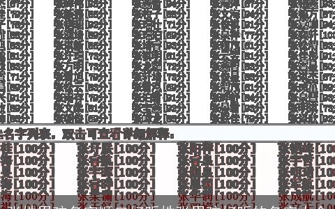 张姓男孩名字顺口好听姓张男孩好听的名字大全