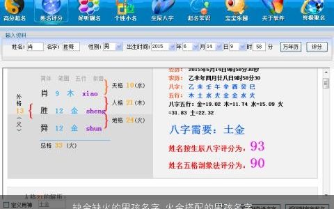 缺金缺火的男孩名字 火金搭配的男孩名字大全集 好听吉利的五行缺金的男孩名字筛选