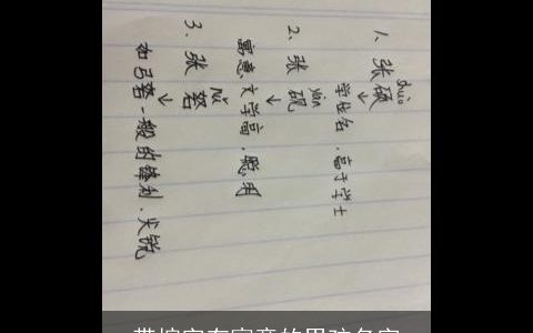 带煊字有寓意的男孩名字