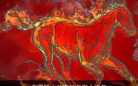 免费缺火的男孩名字大全集