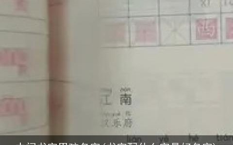 中间书字男孩名字(书字配什么字是好名字)