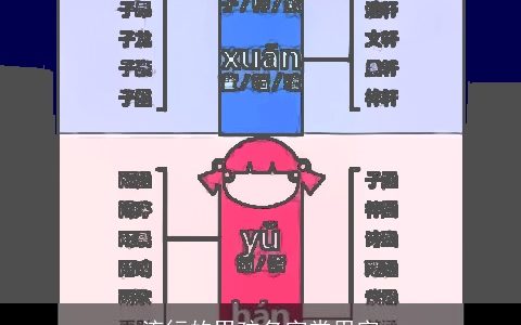 流行的男孩名字常用字