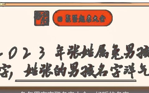 兔年男宝宝取名字大全  好听的名字