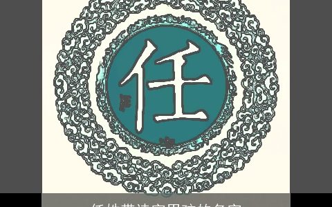 任姓带诗字男孩的名字