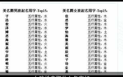 女孩姓申取什么名字好