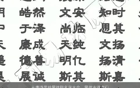 从唐诗里给男孩取名字大全  男孩古诗意蕴的名字 2024好听诗意的唐诗男孩古诗名字
