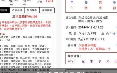 林巧夏免费起名字打分