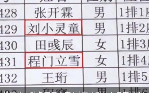 姓高的女孩名字三个字(姓高的叫什么名字好听)