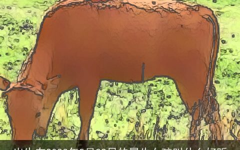 出生在2023年5月22日的属牛女孩叫什么好听