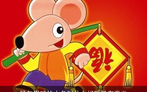 鼠年男孩的小名叫什么好听又有意义