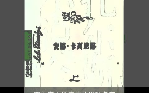 李姓有文学底蕴的男孩名字