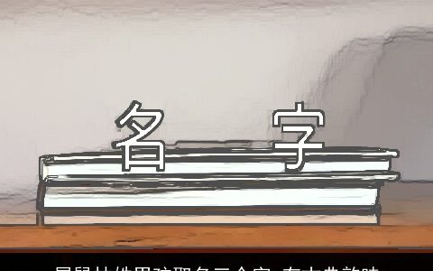 属龙林姓男孩取名三个字 有古典韵味