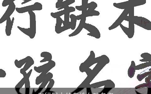 五行属木的白姓女孩名字