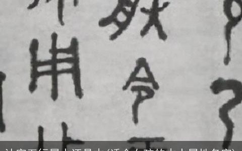 沐字五行属水还是木(适合女孩的木水属性名字)