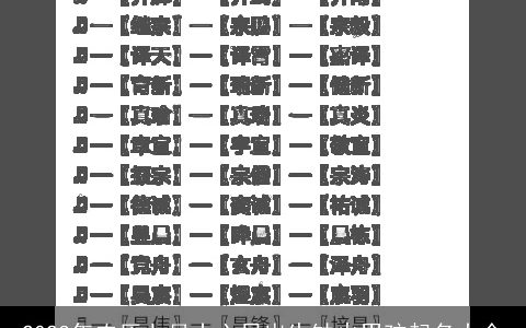 2024年农历七月十六日出生缺火男孩起名大全