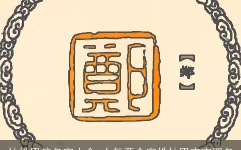 林姓男孩名字大全 大气两个字姓林男宝宝取名