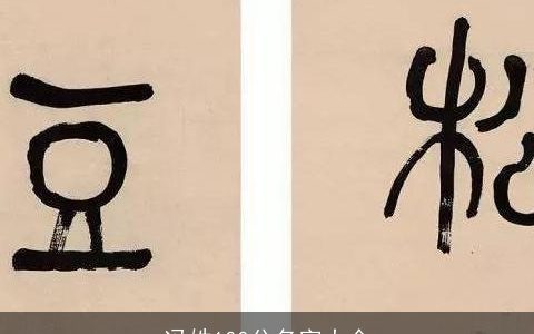 冯姓100分名字大全